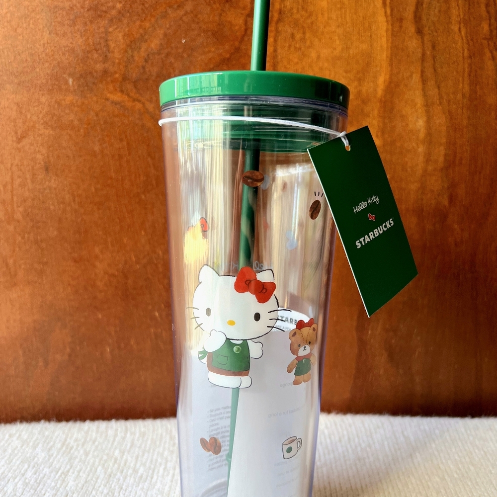 ❣️Starbucks x Hello Kitty Cold Cup 24oz | 2025 Collection [NWT!]